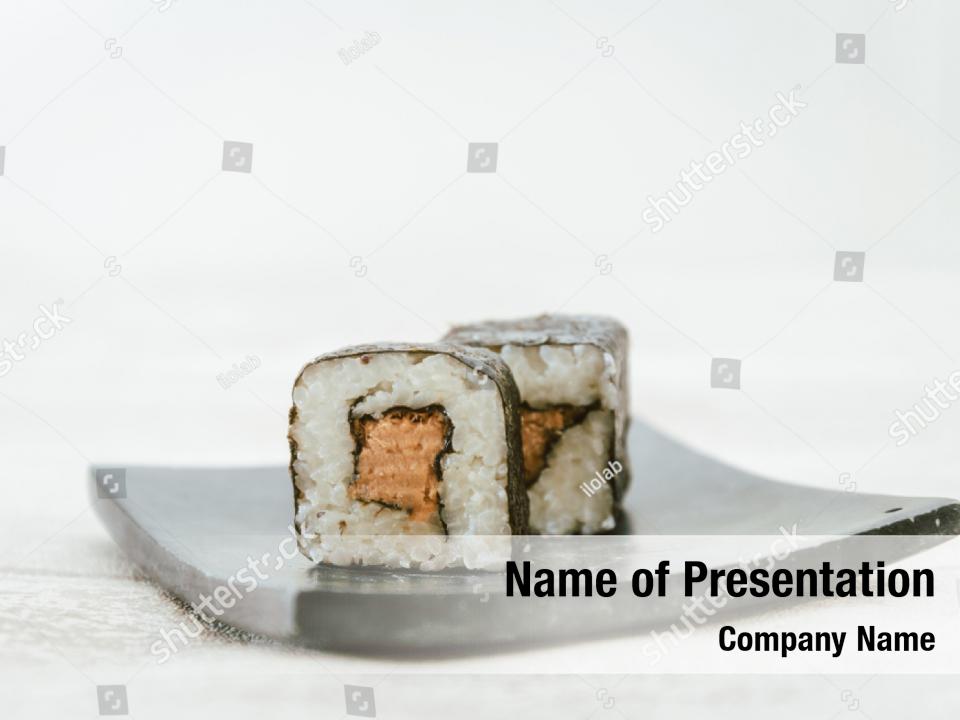 Japanese Food Sushi Powerpoint Template Japanese Food Sushi Powerpoint Background