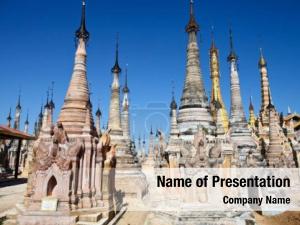 Myanmar,inle buddhist stupas lake 