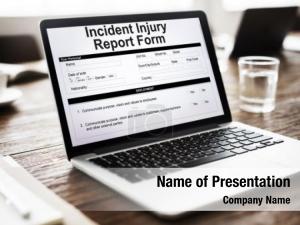 Report incident injury form document