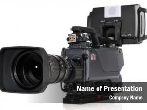 Camera professional video lens white