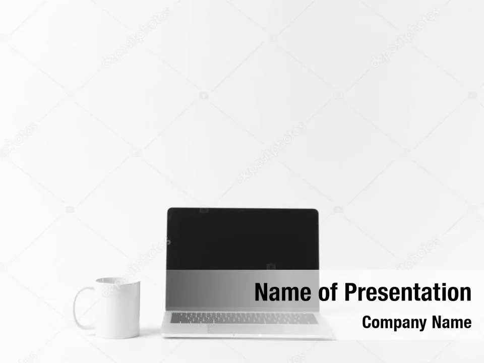 White Space With Laptop