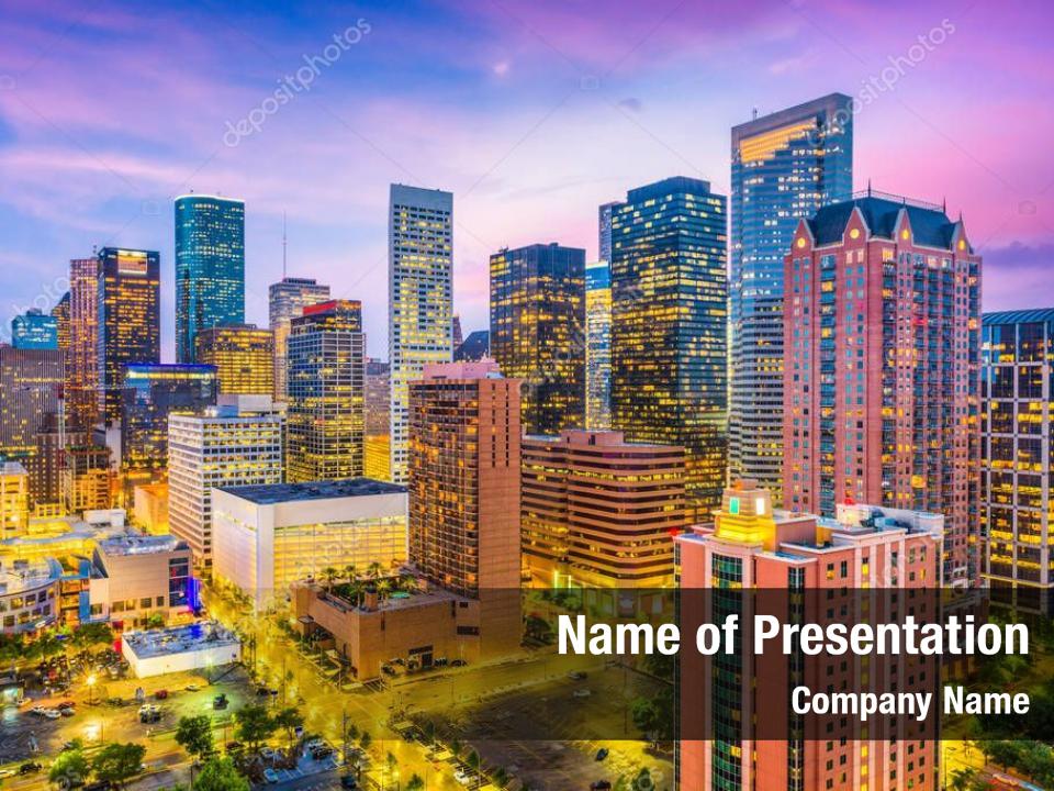 Houston texas PowerPoint Template Houston texas PowerPoint Background