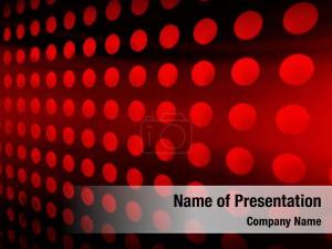 Perforated Red PowerPoint Template