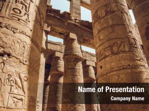 The Hieroglyphs of Ancient Egypt PowerPoint Template
