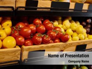 Vegetable Shop PowerPoint Template