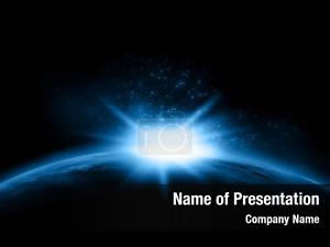 Planet Glow PowerPoint Template