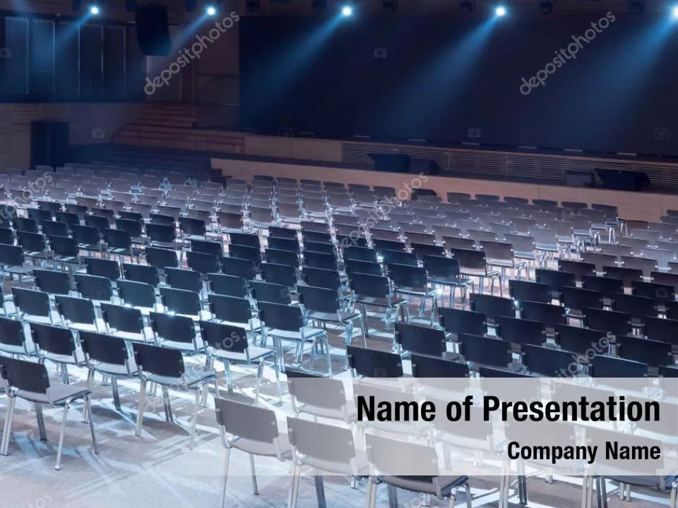 Conference Hall Waiting For Business Meeting