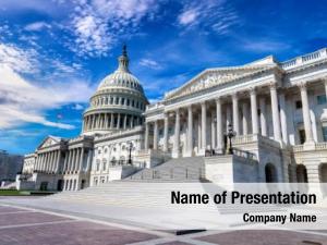 United States Capitol Building PowerPoint Template