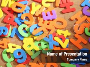 Scattered Alphabet Letters