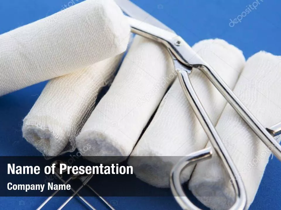 Bandage And Scissors