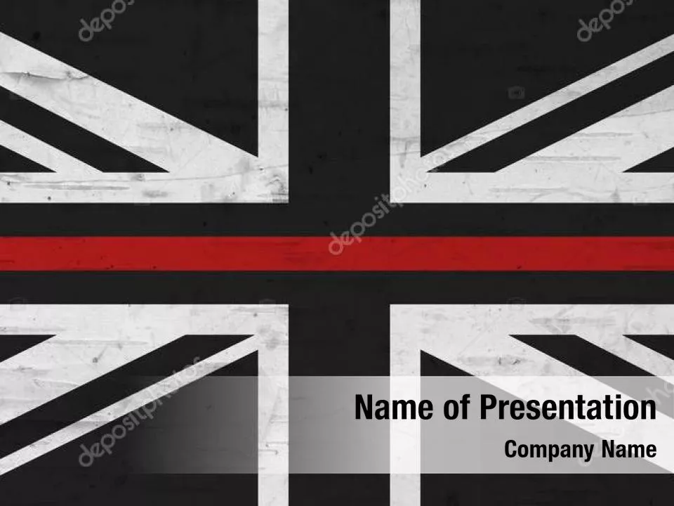 Thin Red Line British Flag