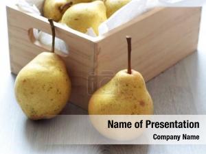 Free Pear PowerPoint Template