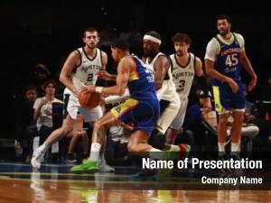 Basketball Match PowerPoint Template