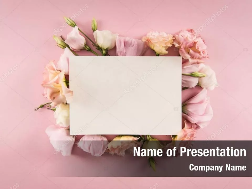 Greeting Card with Flowers