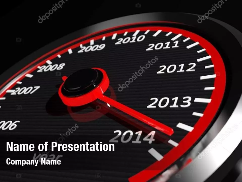 2014 Year Speedometer