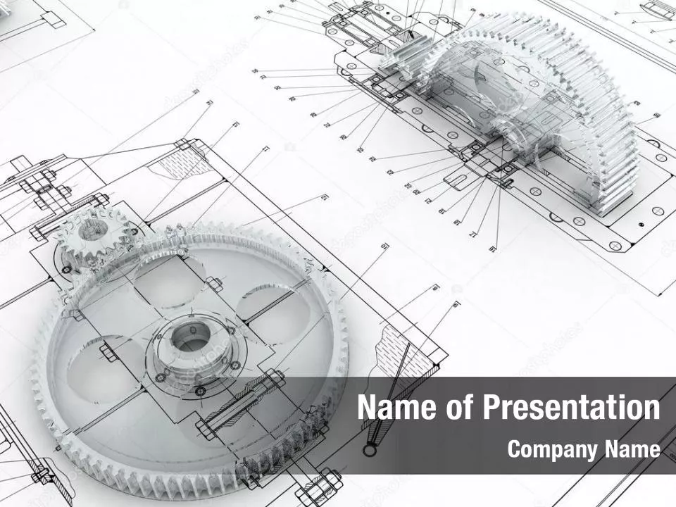 Mechanical Engineering PowerPoint Template - Mechanical Engineering ...