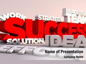 Ingredients Of Success PowerPoint Template