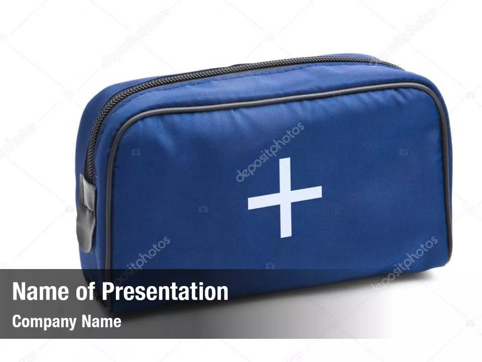 First Aid Kit Blue Box