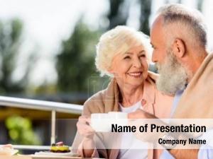 Elderly Couple PowerPoint Template
