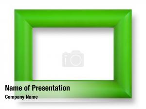 Green Frame PowerPoint Template