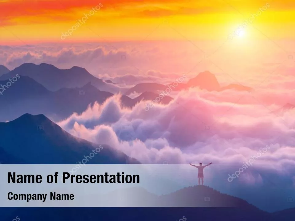 Hiking On The Top Of The Mountain