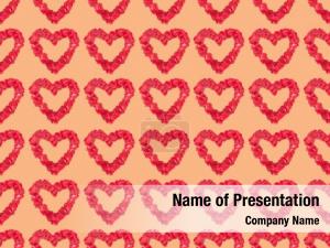 Heart Pattern PowerPoint Template
