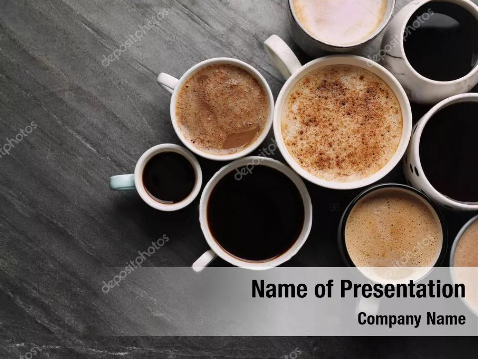 Coffee Break With Various Coffee