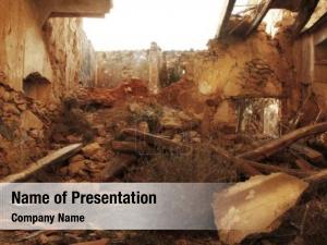 Building Destruction PowerPoint Template