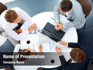 Round Table Meeting PowerPoint Template