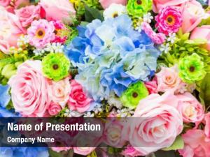 Abstract Flowers PowerPoint Template