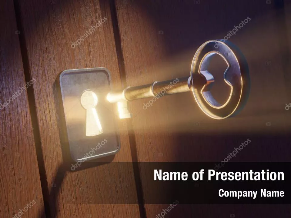 Keyhole With Light Beam