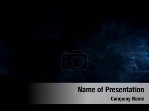 Black and Blue Abstract PowerPoint Template