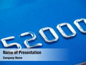 Credit Card Emboss PowerPoint Template