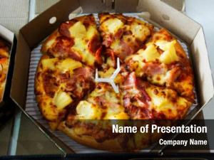 Delicious Pizza Recipes PowerPoint Template