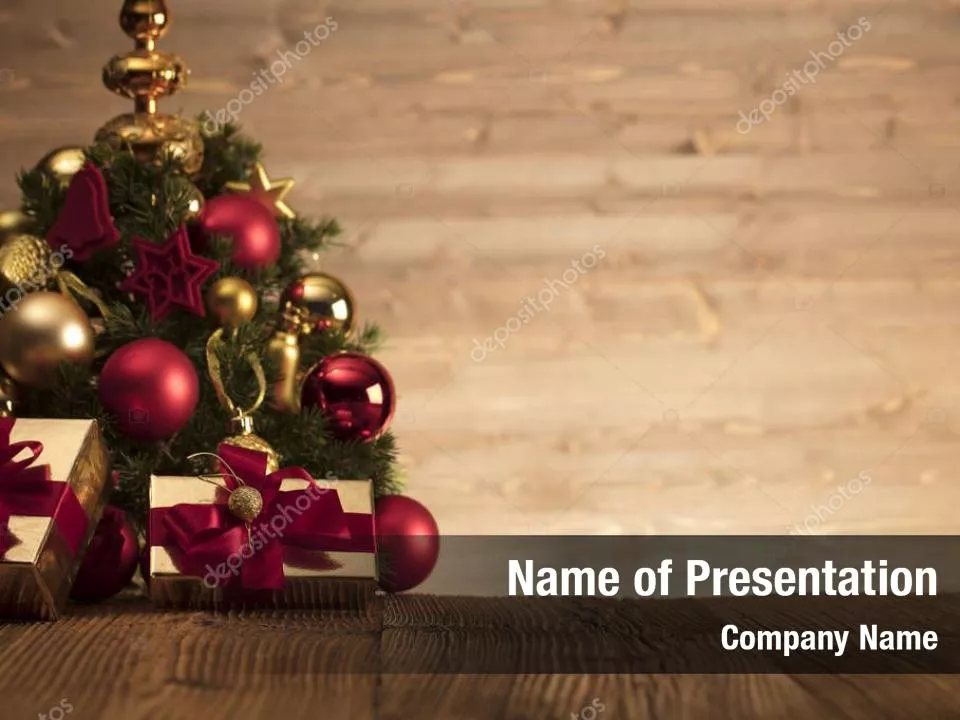 Red gold Christmas Theme