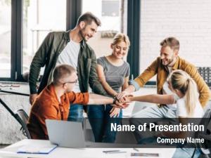 Working Together Team PowerPoint Template