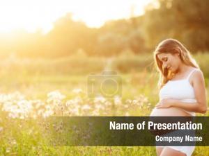 Pregnant Woman PowerPoint Template
