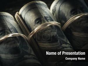 Dollar Banknotes PowerPoint Template