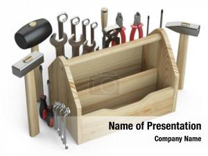 Wrench Box PowerPoint Template