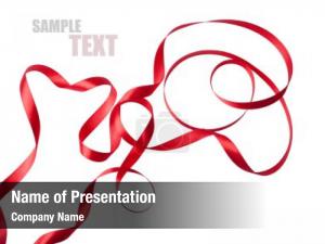 Red Ribbon Awareness PowerPoint Template