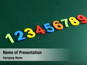 Colorful Numbers PowerPoint Template
