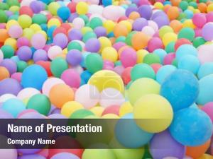 Colored Balloons PowerPoint Template