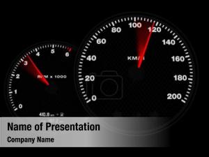 Tachometer PowerPoint Template