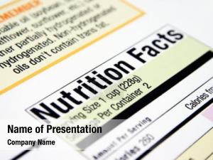 Nutrition Facts Label