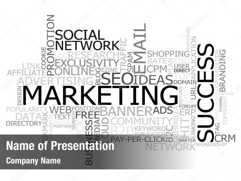 Marketing Strategy Word Cloud