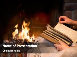 Reading a Book PowerPoint Template