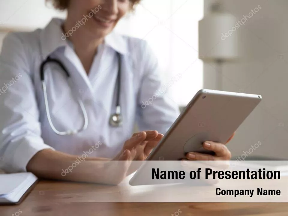 Physician with Tablet