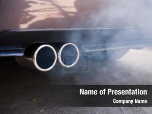 Car Exhaust PowerPoint Template