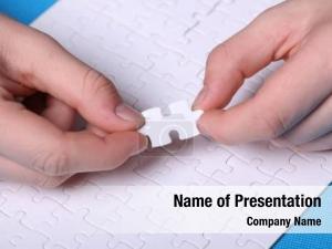 Folding Puzzle PowerPoint Template