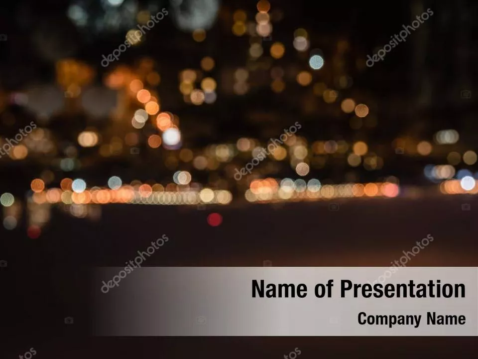 Bokeh Defocused Lights